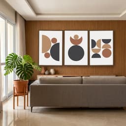 Kit Quadros Decorativos Geométrico