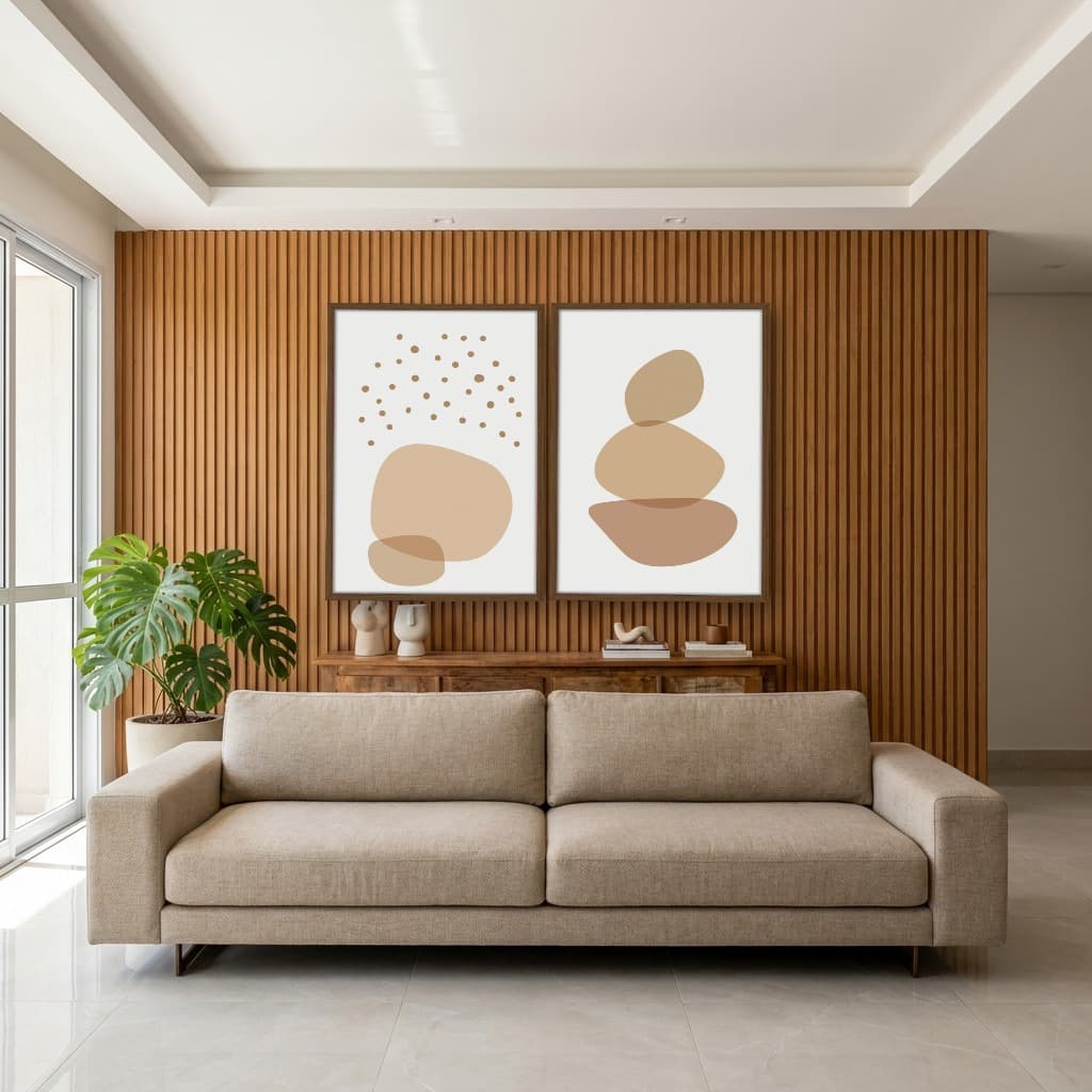 Kit Quadros Decorativos Orgânico