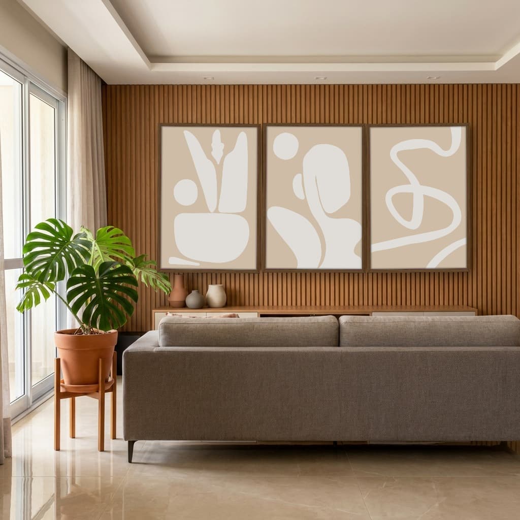 Kit Quadros Decorativos Minimalista