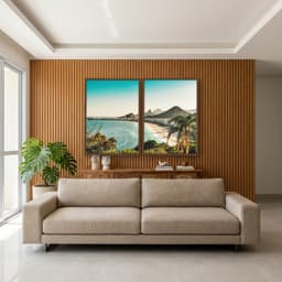 Kit Quadros Decorativos Copacabana Rio De Janeiro