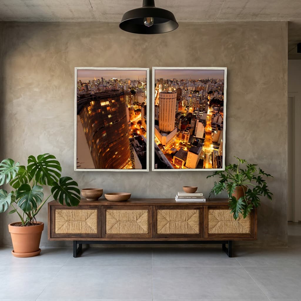 Kit Quadros Decorativos Predios De Sao Paulo