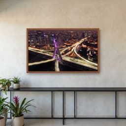 Quadro Decorativo Ponte Estaiada Sao Paulo