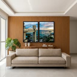 Kit Quadros Decorativos Elevador Lacerda Bahia