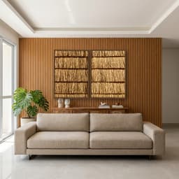 Kit Quadros Decorativos Fios De Bambu