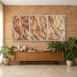Kit Quadros Decorativos Vagem Desidratada