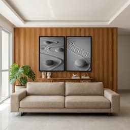 Kit Quadros Decorativos Jardim Zen
