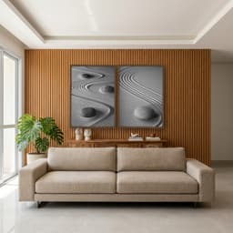 Kit Quadros Decorativos Jardim Zen