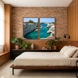 Kit Quadros Decorativos Praia