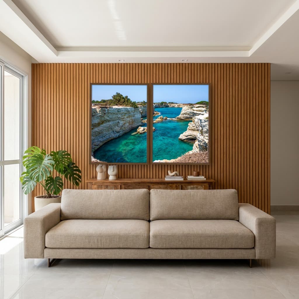 Kit Quadros Decorativos Praia